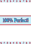 Certificate Template: Math 100 Perfect