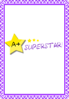 Certificate Template: Superstar 1