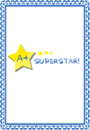 Certificate Template: Superstar 2